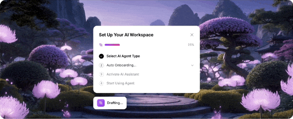 AI workspace automation preview